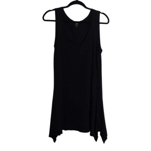 CABLE & GAUGE Black Sleeveless Round Neck Tunic Top or Dress Size Small - Picture 1 of 15